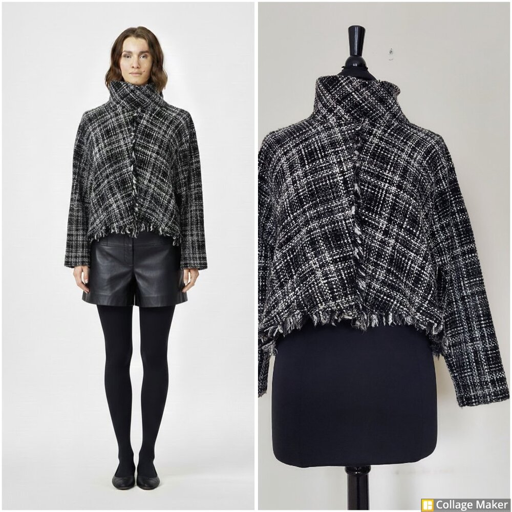 Zara Woman Tweed Top size L